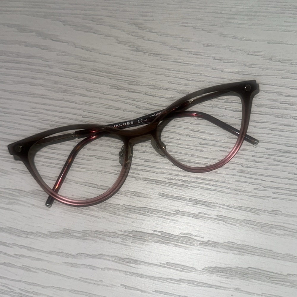 Marc Jacobs Pink and Brown ombre Cat-Eye Glasses
